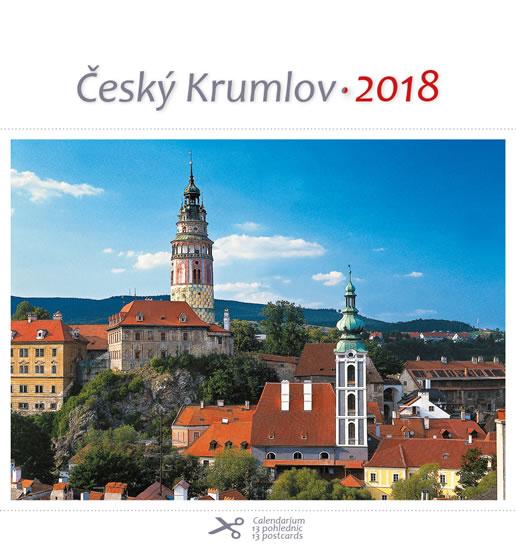 Kniha: Kalendář pohlednicový 2018 - Český Krumlov/věžeautor neuvedený