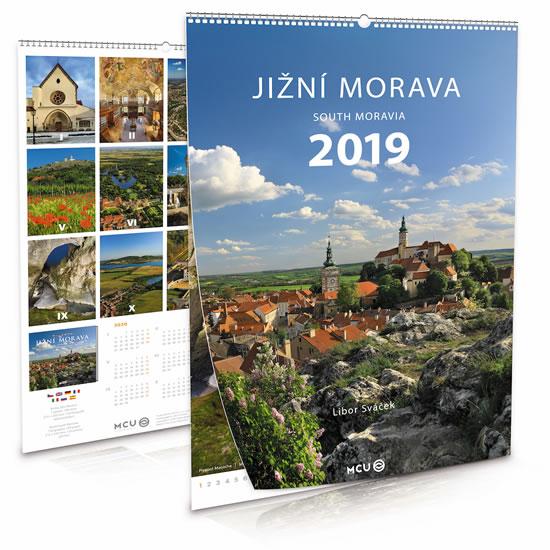 Kniha: Kalendář 2019 - Jižní Morava - nástěnný - Sváček Libor