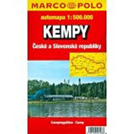 Kniha: Kempy ČR a SR/mapa 1:500.000autor neuvedený