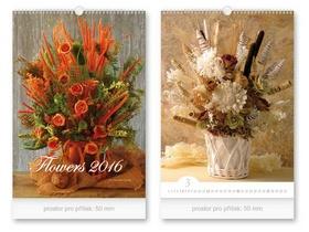 Kniha: Flowers 2016 - nástěnný kalendářautor neuvedený
