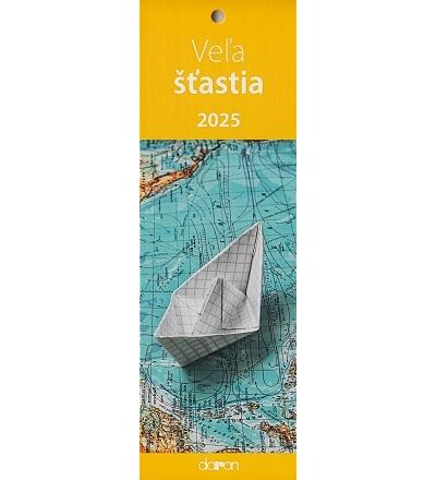 Kniha: Veľa šťastia - Kalendár 2025 (záložkový)autor neuvedený