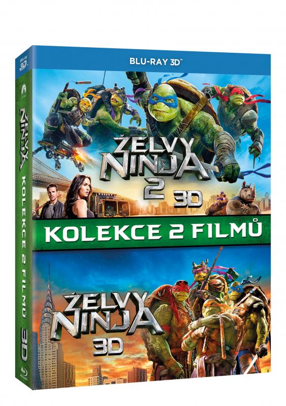 Kniha: Želvy Ninja kolekce 1.-2. 3D - Jonathan Liebesman