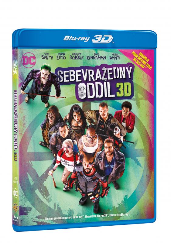 Kniha: Sebevražedný oddíl 3D  Prodloužená verze - David Ayer