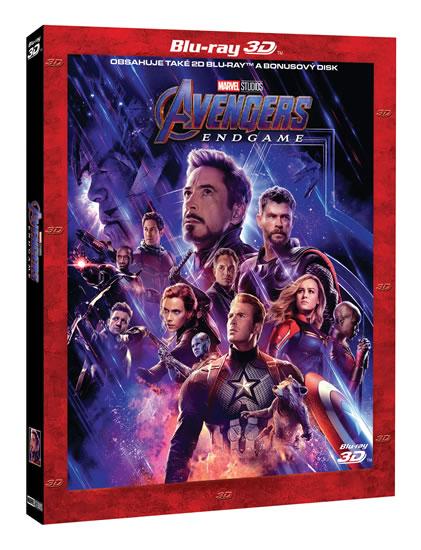 Kniha: Avengers: Endgame 3 Blu-ray (3D+2D+bonusautor neuvedený