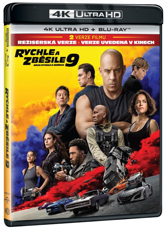Kniha: FILM  RYCHLE A ZBĚSILE 9 2BD (UHD+BD)autor neuvedený