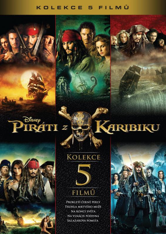Kniha: Piráti z Karibiku kolekce 1.-5. - D