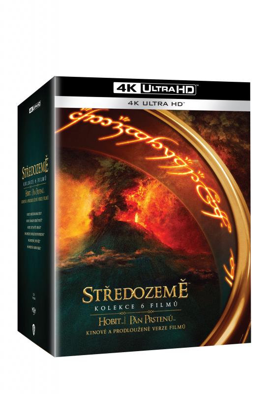 Kniha: Kolekce Středozemě - prodloužená a kinová verze Ultra HD Blu-ray - WB