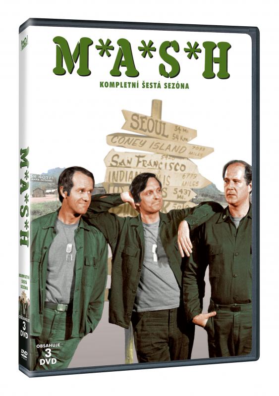 Kniha: Film:  M.A.S.H. 6. Série 3Dvd - Film
