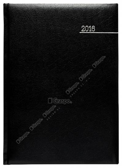 Kniha: Diář 2016 - Kronos černý denní A5autor neuvedený