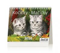 Kalendář stolní 2016 - MiniMax - Kočičky