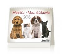 Kalendář stolní 2016 - MiniMax - Mazlíčci