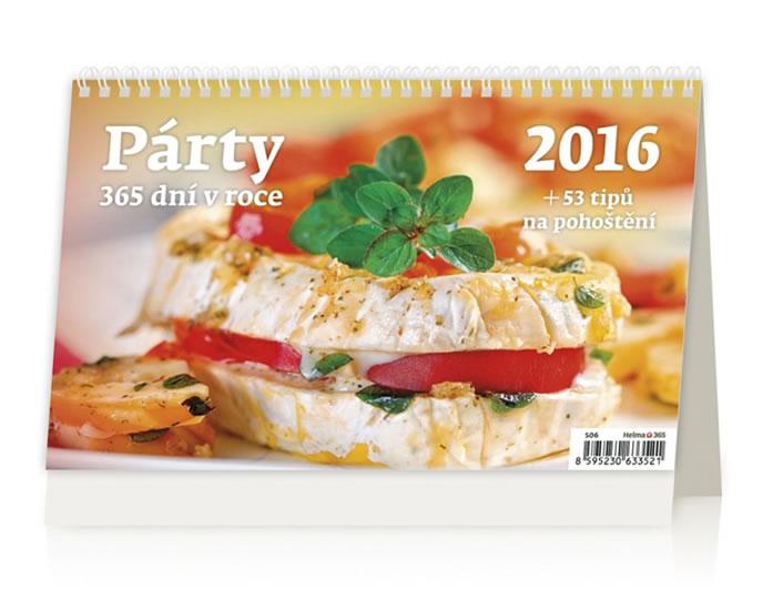 Kniha: Kalendář stolní 2016 - Párty 365 dní v roce 2016autor neuvedený