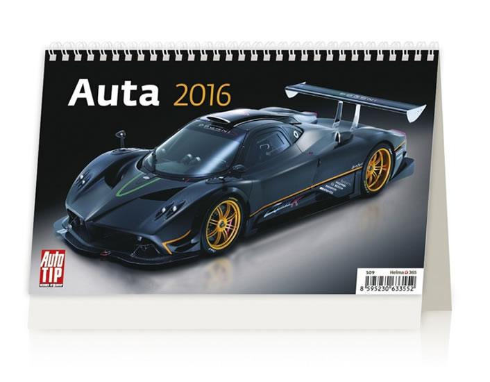 Kniha: Kalendář stolní 2016 - Auta 226x139autor neuvedený