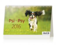 Kalendář stolní 2016 - Psi