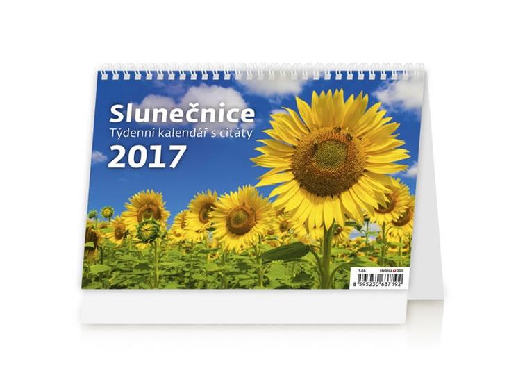 Kniha: Kalendář stolní 2017 - Slunečniceautor neuvedený