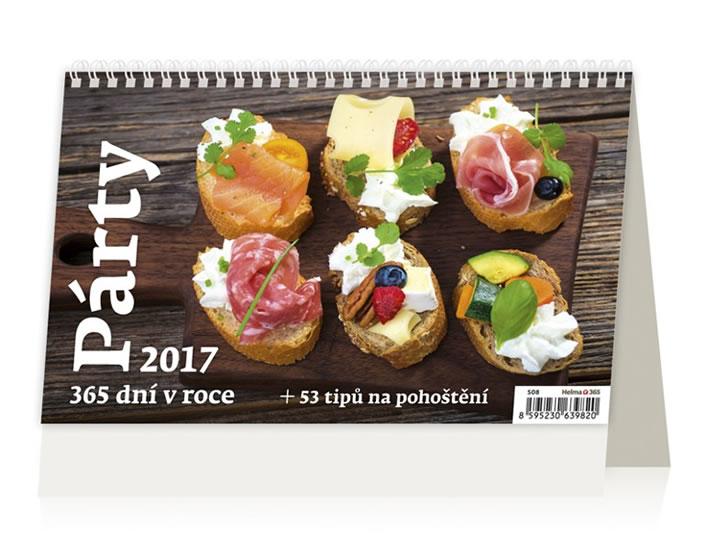 Kniha: Kalendář stolní 2017 - Párty 365 dní v roce 2017autor neuvedený