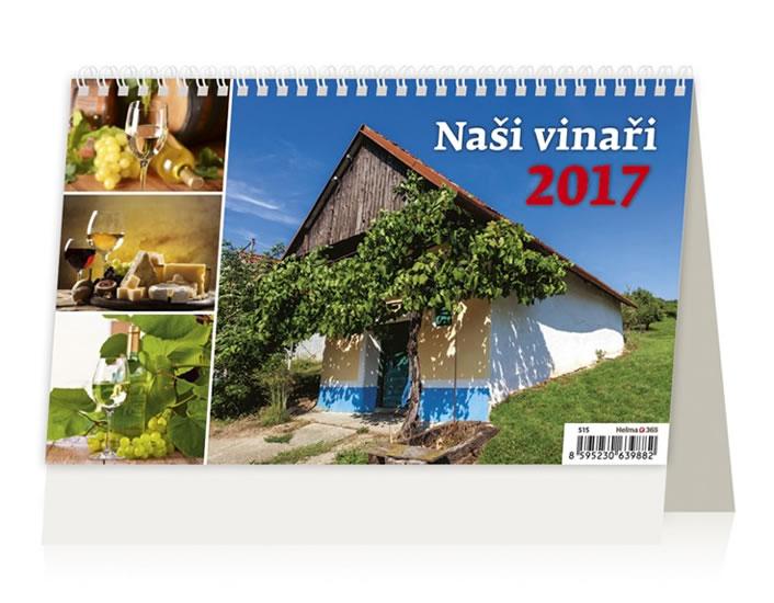 Kniha: Kalendář stolní 2017 - Naši Vinařiautor neuvedený