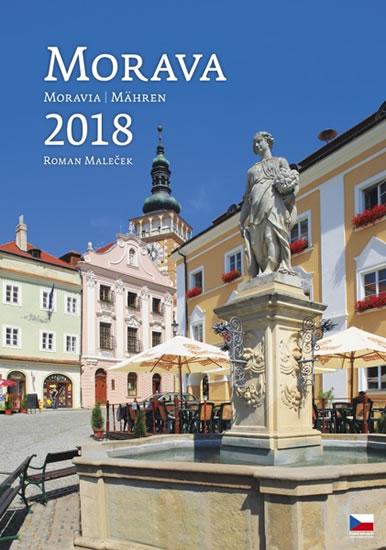 Kniha: Kalendář nástěnný 2018 - Morava - Maleček Roman