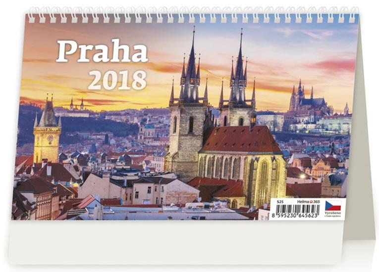 Kniha: Kalendář stolní 2018 - Praha 226x139autor neuvedený