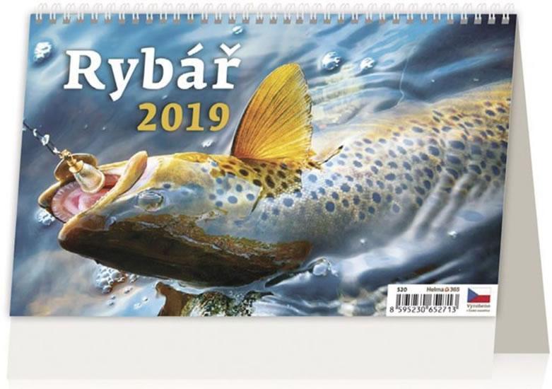 Kniha: Kalendář stolní 2019 - Rybářautor neuvedený