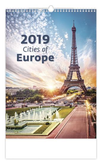 Kniha: Kalendář nástěnný 2019 - Cities of Europeautor neuvedený