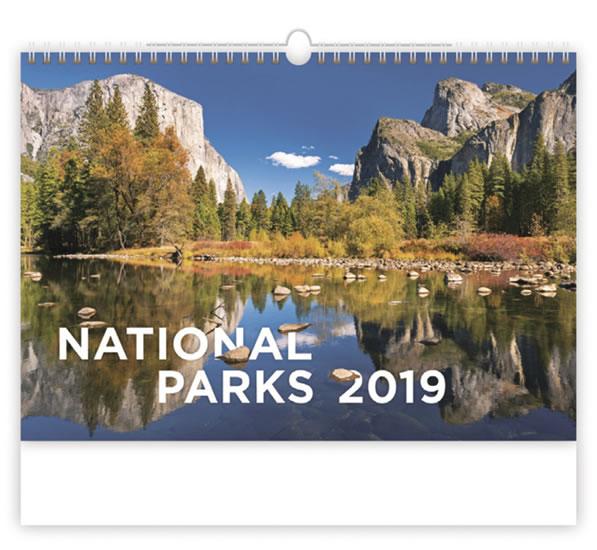Kniha: Kalendář nástěnný 2019 - National Parksautor neuvedený