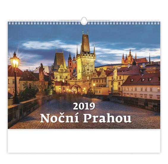Kniha: Kalendář nástěnný 2019 - Noční Prahouautor neuvedený