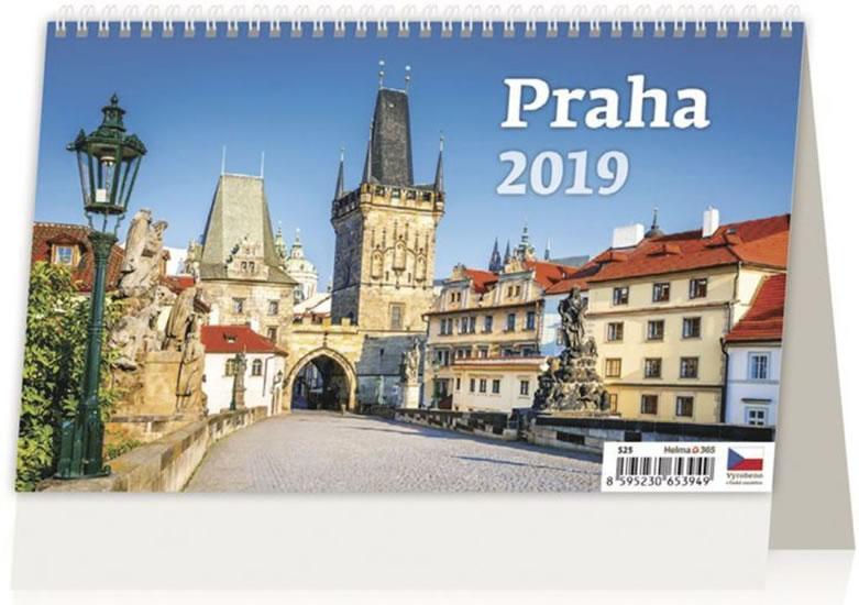 Kniha: Kalendář stolní 2019 - Prahaautor neuvedený