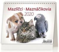 Kalendář stolní 2020 - Minimax Mazlíčci/Maznáčikovia