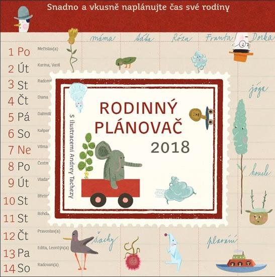 Kniha: Rodinný plánovač 2018 - Tachezy Andrea