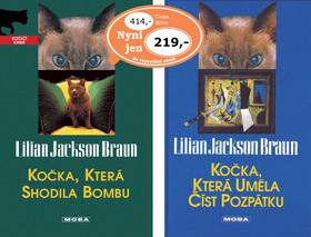 Kniha: Balíček 2ks Kočka, která uměla číst + Kočka, která shodila bombu - Lilian Jackson Braun