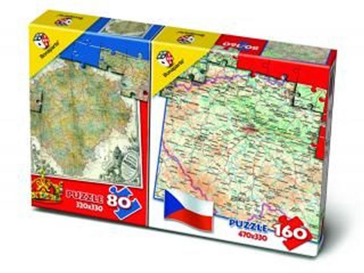 Kniha: Puzzle Mix 80/160 - Mapaautor neuvedený