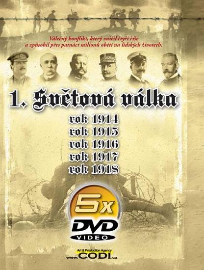 Kniha: 1. světová válka - rok 1914-1918 - 5DVDautor neuvedený