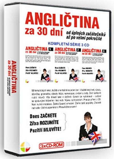 Kniha: Angličtina za 30 dní 1-3 - sada 3CDautor neuvedený