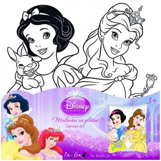 Kniha: Disney princezny - Malování na plátnoautor neuvedený