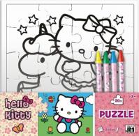 Hello Kitty - Omalovánky puzzle