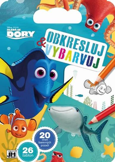Kniha: Hledá se Dory - Obkresluj a vybarvuj!autor neuvedený