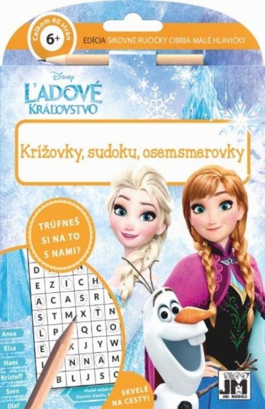 Kniha: Krížovky, sudoku, osemsmerovky/ Ľadové kráľovstvo - Disney