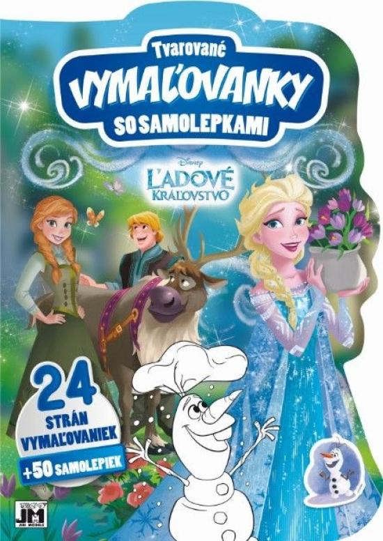 Kniha: Tvarované vymaľovanky/ Ľadové kráľovstvo - Disney