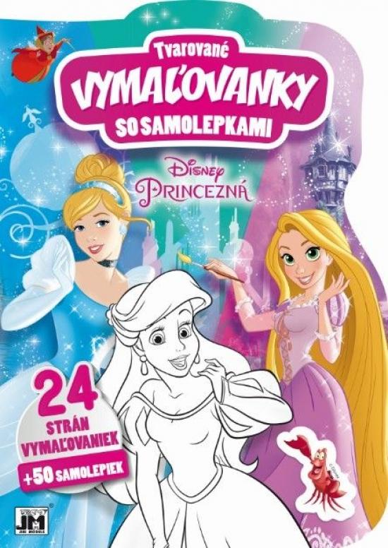 Kniha: Tvarované vymaľovanky/ Princezné - Disney