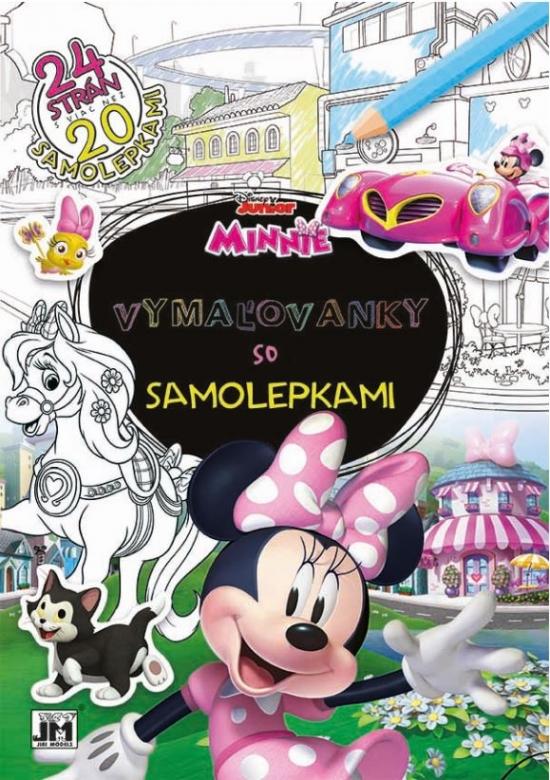 Kniha: Vymaľovanka A4+/ Minnie - Disney