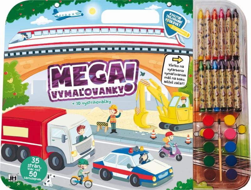 Kniha: Mega vymaľovankový set/ Dopravaautor neuvedený
