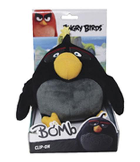 Kniha: Angry Birds: Bomb - 14cm plyšová hračka s nylon přívěskemautor neuvedený