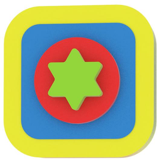 Kniha: Moje první puzzle - Tvary čtverec/hvězda žlutáautor neuvedený