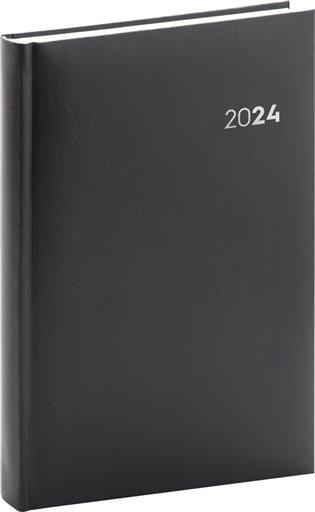 Kniha: Denní diář Balacron 2024, černýautor neuvedený