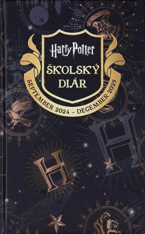 Kniha: Školský diár Harry Potter (september 2024 – december 2025), 9,8 × 14,5 cm - NOTIQUE