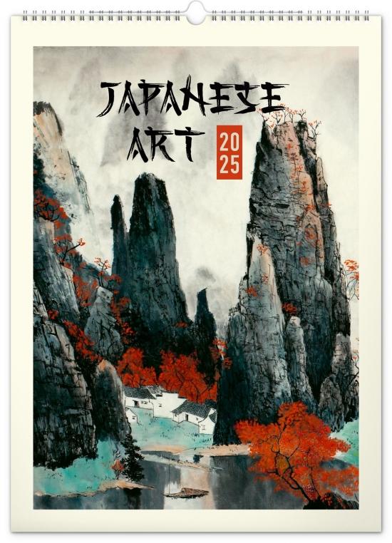 Kniha: Nástenný kalendár Vintage plagáty – japonské umenie 2025, 33 × 46 cmautor neuvedený