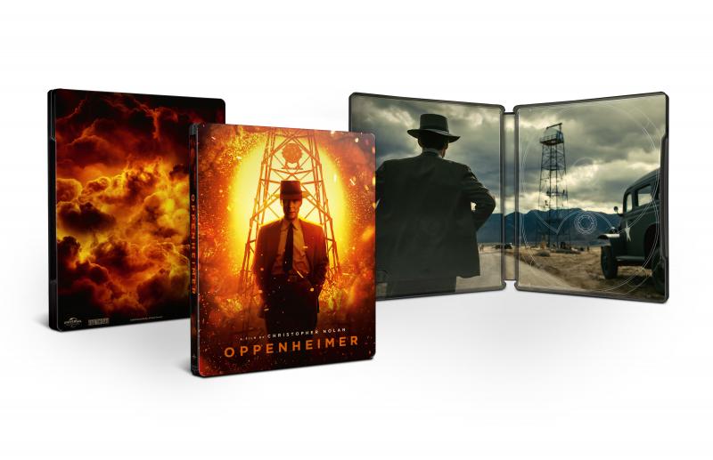 Kniha: Film:  Oppenheimer 3Bd (Uhd+Bd+Bonus Disk) - Limitovaná Sběratelská Edice - Steelbook - UNIVERSAL