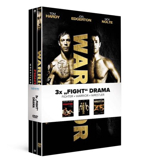 Kniha: 3x -Fight- drama (3DVD): Fighter, Warrior, Wrestlerautor neuvedený