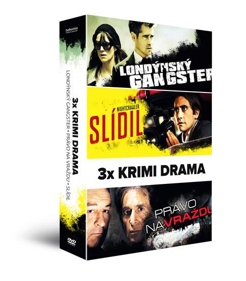 Kniha: 3x Krimi drama (3 DVD): Londýnský gangster, Slídil, Právo na vražduautor neuvedený